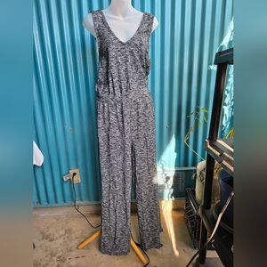 GAP Charcoal Sleeveless Jumpsuit